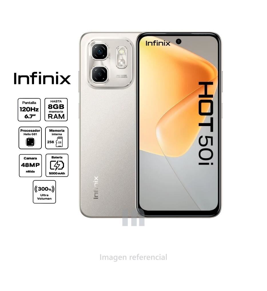Infinix Hot 50i 256 Gb Rom 4 Gb + 4 Gb Ram Dual Sim